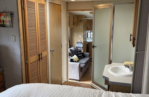 Scotch Creek House | Charming, Lakeside 5th Wheel Trailer over looking the Beautiful Shuswap Lake