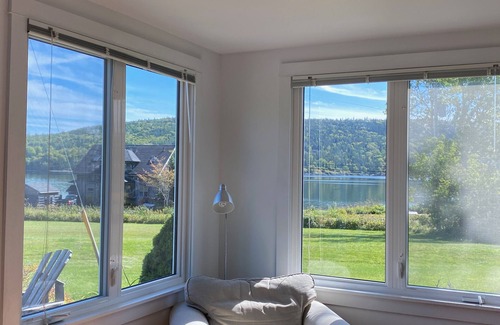 Baddeck Cottage | Charming Modern Cottage with water views and private Spa. Quiet Coastal Location
