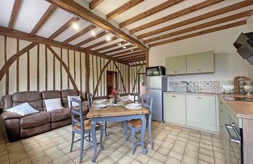 Mantilly Cottage | Charming Stone House with Garden, Modern Amenities & Wellness Services in Peaceful Normandy