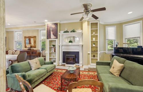 Irvington House | Charming Victorian Home with Porch & Large Yard home