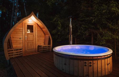 Narol House | Chata w Leśnych Pieleszach - sauna & balia z jacuzzi na wyłączność