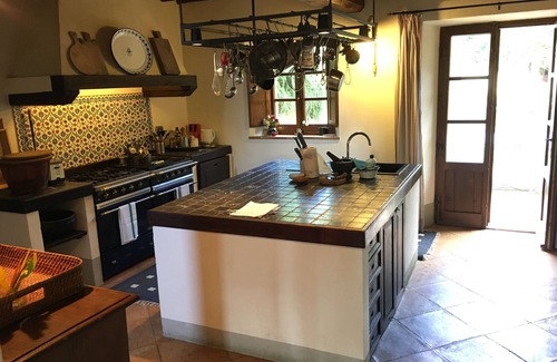 Gaiole in Chianti Villa | Chianti Villa with pool far reaching views towards the sunset in woods&vineyards