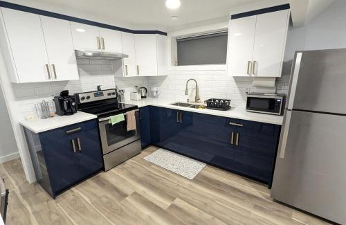 Northeast Edmonton House | Chic 2BR Suite with Kitchen, Laundry, Near Elk Island & West Edmonton Mall