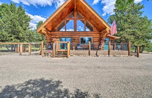 Warm Springs House | Chic Fairplay Cabin with Deck and Mountain Views!