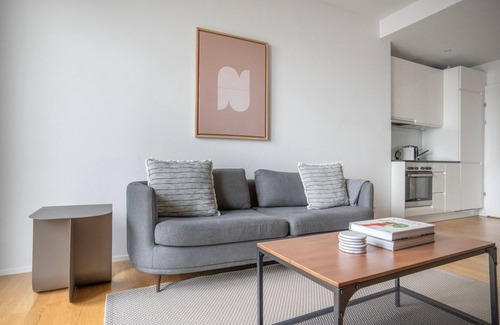 Horgen District Apartment | Chic Horgen 2BR w/Storage Room & Lake View, nr Market, by Blueground