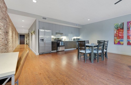 Downtown Louisville Apartment | Chic, Industrial Style Loft on Whiskey Row