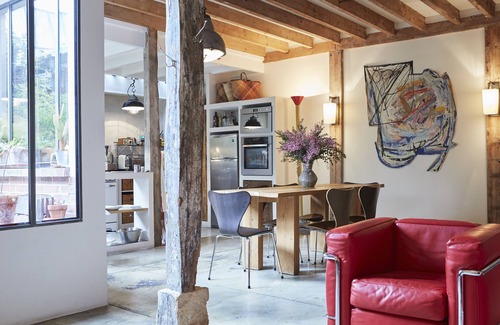 Hopital Saint-Louis Apartment | Chic Spacious Quiet House 125m2 Terrace Heart of Paris Canal St Martin 2 BR A/C