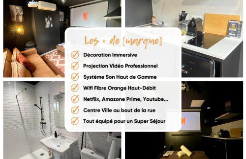 Villeneuve-sur-Lot Apartment | Cinéma Room - Immersion Total pour Cinéphile !
