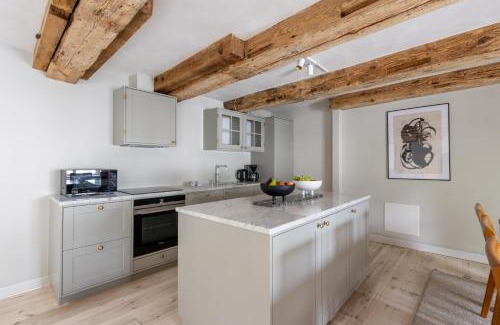 Copenhagen City Centre Apartment | City Apartment With Exposed Ceiling Beams