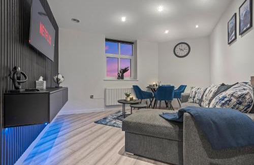 Leicester City Centre Apartment | City Centre Luxury Apartment, Sofa Bed, Netflix, WiFi, Relocators, Contractors, Families Welcome
