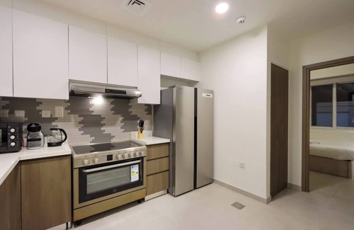 Dubai Ski Chalet | Classy 3BR+Maid's Villa with Private Patio