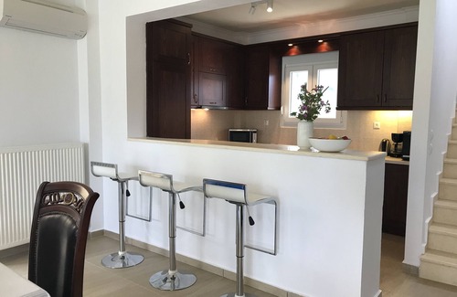 Paliouri House | Close to the beach, fantastic sea views, heated private pool