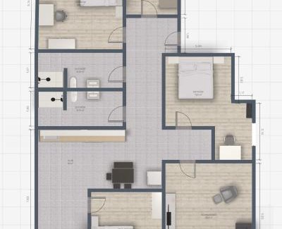 Leinefelde-Worbis Apartment | CLUBHAUS 6 - Dein Rückzugsort für Gruppen, 2 Bäder, 4 Schlafzimmer