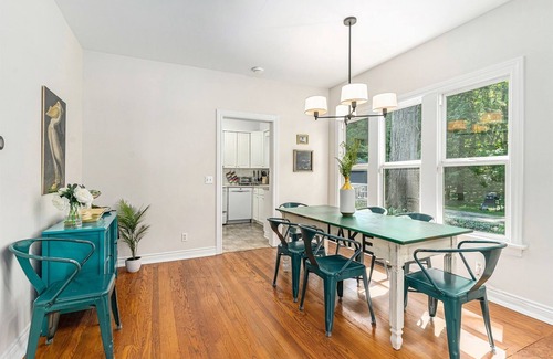 Fennville House | Coastal Cottage: Private Hot Tub, Pet Friendly, Deck, Fire Pit, Lakeshore Drive