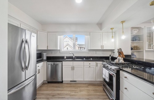 Sandbridge House | Coastal Luxury Canal Retreat Luxury Amenities Pool Hot Tub Walk to Beach