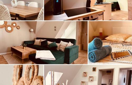 Joigny Apartment | Cocon Bohème & Travertin