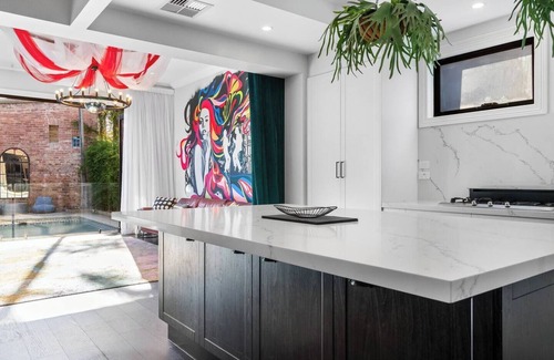 The Hill House | Colourwave Terrace A Technicolor Poolside Stay