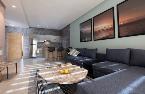 Imi Ouaddar Apartment | Comfortable seafront apartment with terrace
