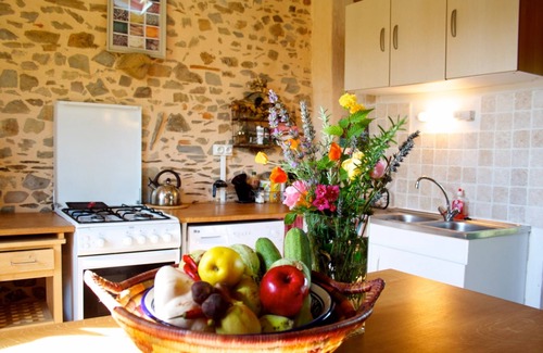 Saint-Mesmin Cottage | Converted stone gite in an orchard, The Piggery.