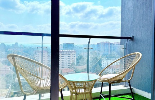 Thompson Estate Apartment | Cosy 1 br furnished rental near Junction mall in Lavington area Nairobi city.