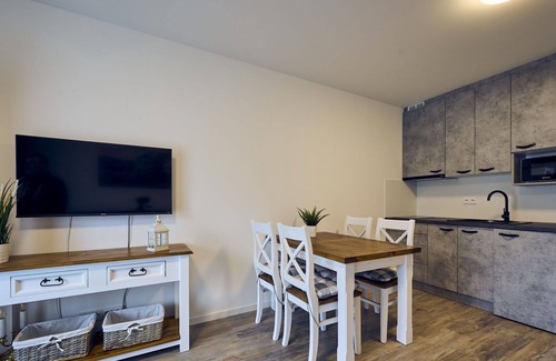 Rokytnice nad Jizerou Apartment | Cosy apartment for 3 guests with pool, WIFI, TV, terrace and parking