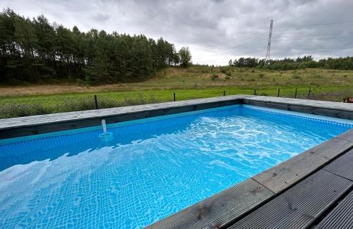 gmina Stezyca House | Cosy Cabin - domek na Kaszubach z sauną, balią i basenem