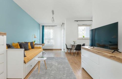 Nowy Port Apartment | Cosy Studio with Parking in Gdansk by Noclegi Renters