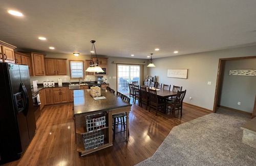 Milford House | Country home with lake access and game room.
