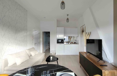 Baudour Apartment | Cozy 1-bedroom apartment in wonderful Saint-Ghislain with WiFi