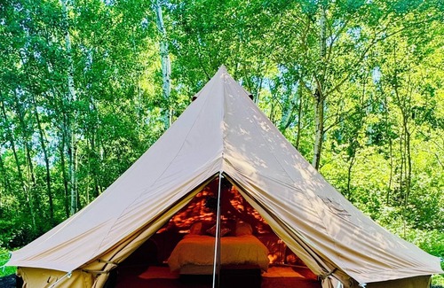 St. Croix County RV Rental | Cozy 1-bedroom Yurt Camping in Wilson