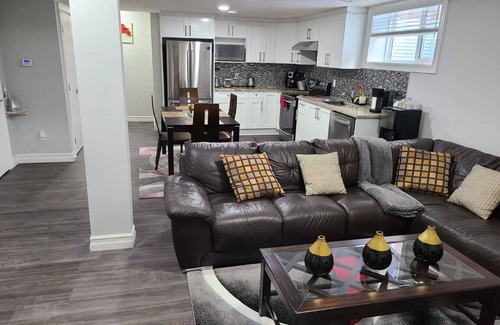 Northeast Edmonton Apartment | Cozy 2 bedroom basement Suite. Free parking on site.