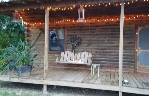 Antlers Cabin | Cozy 2 rm pet friendly cabin- private lake - fishing & swimming - CowboyCabin