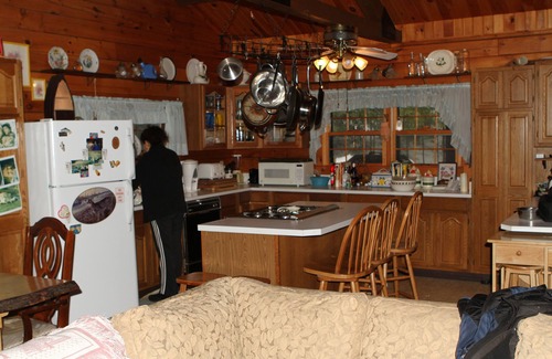 Town of Masonville House | Cozy 3 bedroom log cabin in a scenic country setting. Very private