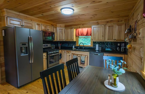 Cleveland Cabin | Cozy Cabin Minutes to Helen and best hiking trails in the area! Pet Friendly!