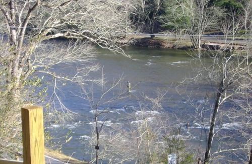 Sylva Cabin | Cozy Cabin Overlooking Tuckaseegee River Sylva, NC 28779