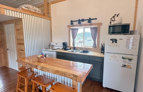 East Glacier Park Cabin | Cozy Cabin w/Waterfall near Glacier National Park