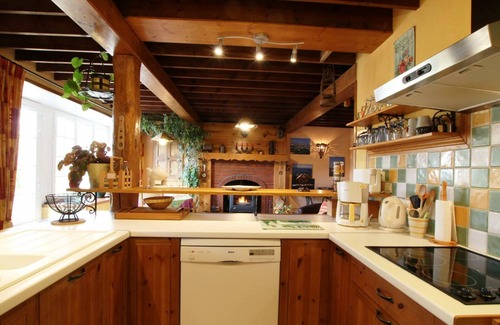 Theville Cottage | Cozy Cottage with Wood Stove, Terrace, and Modern Amenities