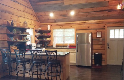 Oneida House | Cozy Forest Cabin on 3 Acres with Hiking, Biking, and Trails.