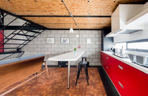 Alvaro Obregon Apartment | Cozy Loft industrial style