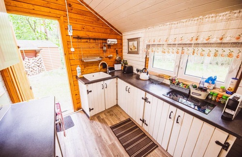 gmina Maciejowice Ski Chalet | Cozy Nature Retreat: w/Patio ~ Fireplace & Garden
