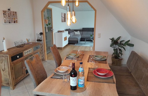 Bissingen an der Teck Apartment | Cozy newly renovated vacation apartment 78sqm in a quiet location with the best view