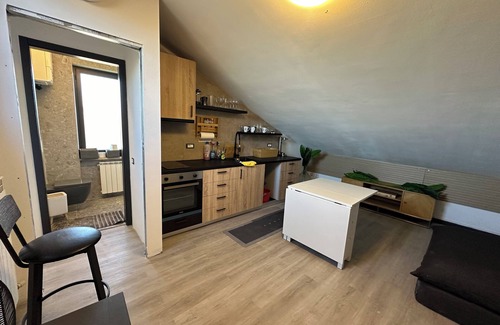 Dogliani Apartment | Cozy penthouse in Barolo area. Renovated 2024.New kitchen, bathroom, sofa/bed
