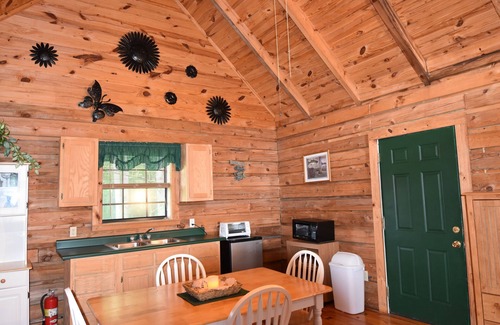 Woodbine Cabin | Cozy Pondside Cabin five minutes from Laurel Lake