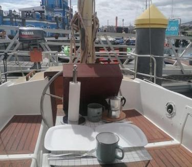 Las Galletas Boat Rental | Cozy Sailboat experience