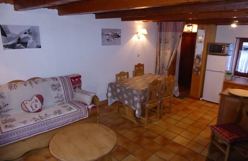 Pralognan-la-Vanoise Ski Chalet | Cozy Stone Chalet with Mountain Views, Near Shops and Cable Car