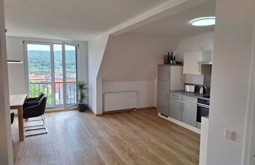 Goldbach Apartment | Cozy top floor apartment in a top location with unobstructed views
