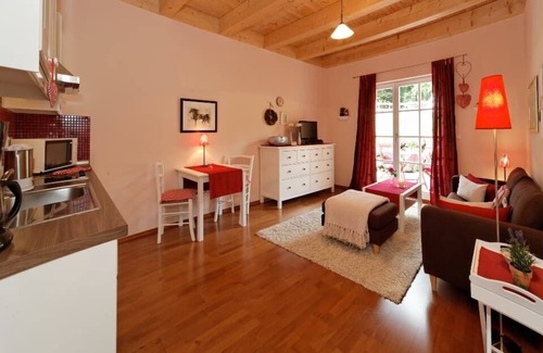 Mitterfirmiansreut Apartment | Cozy vacation apartment (40 sqm) in the new organic wooden house and large terrace