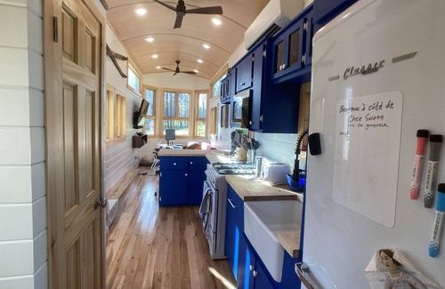 Hartland House | Custom-built Tiny House on forested lot near Quechee