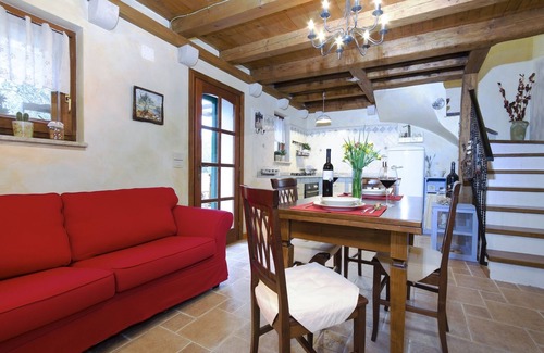 Makarska House | Cute house with pool for 3 people, teracce with sea view, garden