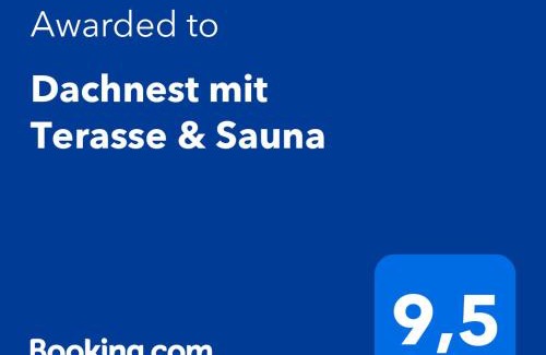 Oerlinghausen Apartment | Dachnest mit Terasse & Sauna